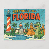 FLORIDA Postkarte (Vorderseite)