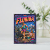 Florida Postkarte 80er Retro (Stehend Vorderseite)