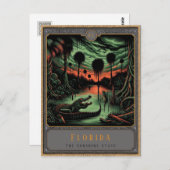 Florida | Postkarte Gothic Art (Vorne/Hinten)