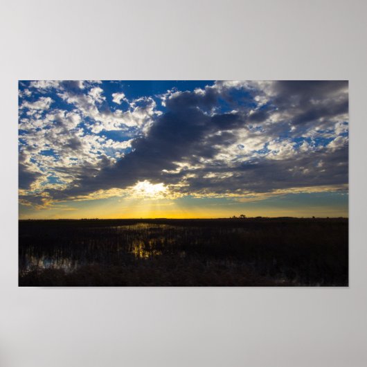 Florida Prairie Landschaft Poster (Vorne)