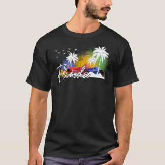 Florida Pride Palm Trees Beach T-Shirt