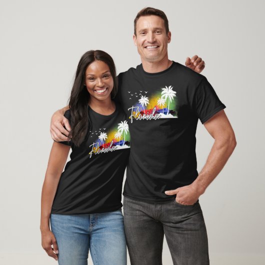 Florida Pride Palm Trees Beach T-Shirt (Unisex)