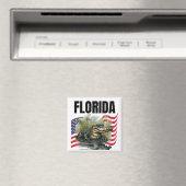 Florida-Quadrat-Magnet Magnet (In Situ (Geschirrspüler))