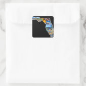 FLORIDA QUADRATISCHER AUFKLEBER (Tasche)