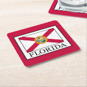 Florida Rechteckiger Pappuntersetzer (angewinkelt)