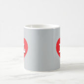 Florida Red Heart - I Liebe FL Kaffeetasse (Mittel)