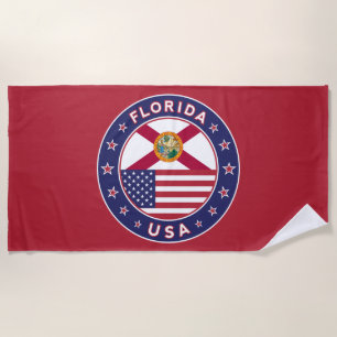 Florida, red, strandtuch