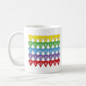 Florida Regenbogenherzen Kaffeetasse (Links)