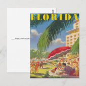 Florida Reise Postkarte (Vorne/Hinten)