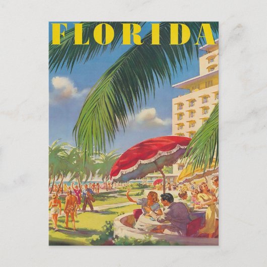 Florida Reise Postkarte (Vorderseite)