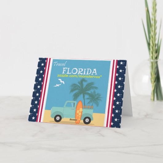 Florida: Reisegrüßkarte Karte (Rückseite)