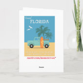 Florida: Reisegrüßkarte Karte (Rückseite)