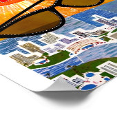 Florida-Reiseplakat Poster (Ecke)