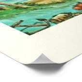 Florida Retro 16x20 Kartenposter Poster (Ecke)