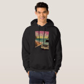 Florida Retro Beach Vacation Souvenir  Florida Sur Hoodie (Vorne ganz)