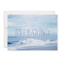 Florida Retro Blue Ocean Beach Party