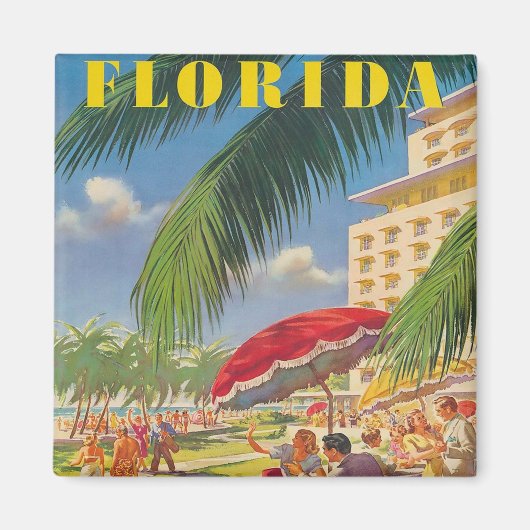 Florida Retro Magnet (Vorne)