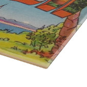 Florida Retro-Postkarte Schneidebrett (Ecke)