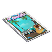 Florida Retro Reiseplakat Notizblock (Rechte Seite)