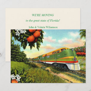 Florida Retro Umzugsankündigung