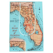 Florida Road Map Mittlere Geschenktüte (Rückseite)