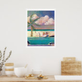 Florida Road Trip Print Poster (Küche)