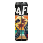 Florida Rock: Alligator Guitar Sunset Thermosbecher (Rückseite)