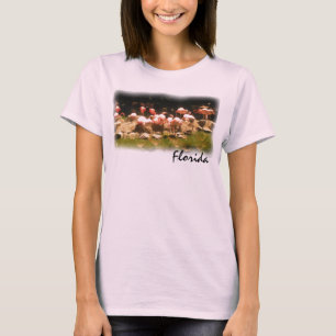 Florida rosa Flamingo Ladys Shirt