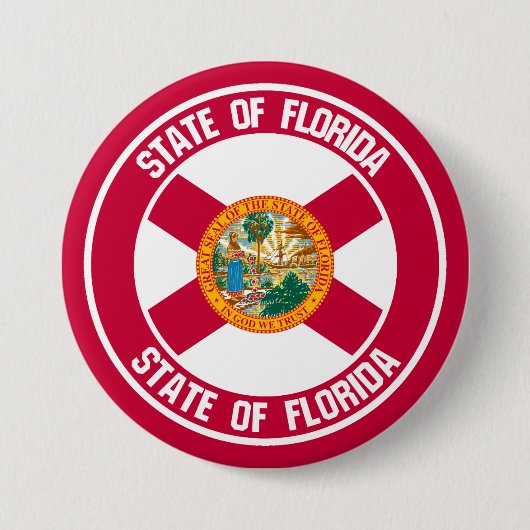 Florida Round Emblem Button (Vorderseite)