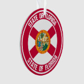 Florida Round Emblem Ornament (Vorderseite)