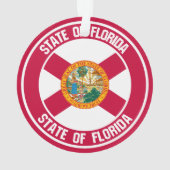 Florida Round Emblem Ornament (Rückseite)