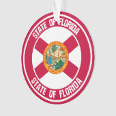 Florida Round Emblem Ornament (Vorderseite)