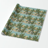 Florida Royal Palms Geschenkpapier (Ungerollt)