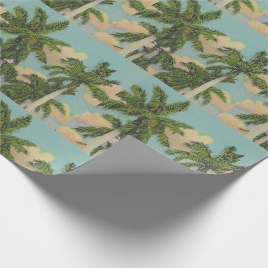 Florida Royal Palms Geschenkpapier (Ecke)