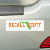 FLORIDA, RÜCKRUF SCOTT AUTOAUFKLEBER (Auf Auto)