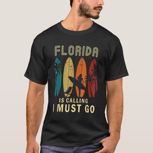 Florida ruft an, ich muss Florida Sommer Vacati ge T-Shirt (Vorderseite)