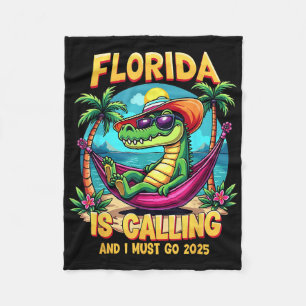Florida ruft an und ich muss 2025 die Sommerwoben Fleecedecke