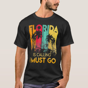 Florida ruft mich an, Vintagen Sommer Strand zu ge T-Shirt