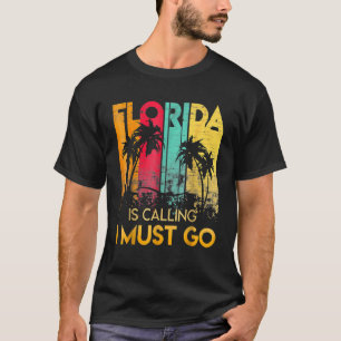 Florida ruft mich an, Vintagen Sommer Strand zu ge T-Shirt