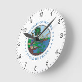 Florida Runde Wanduhr (Winkel)
