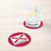 Florida Runder Pappuntersetzer (Vor Ort)