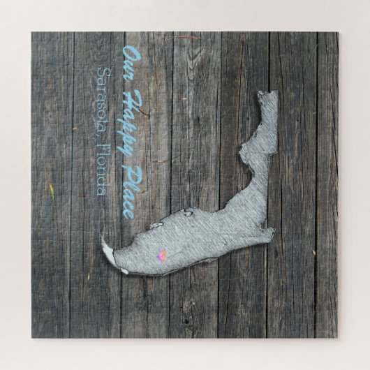 Florida Rustic State Puzzle (Horizontal)