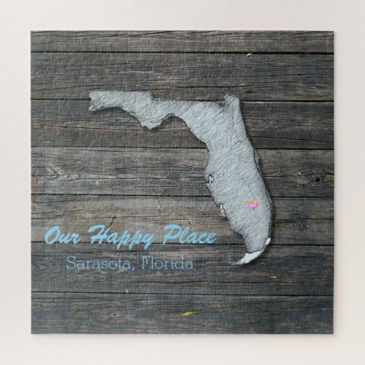 Florida Rustic State Puzzle (Vertikal)