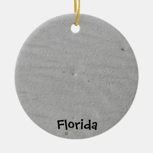 Florida-Sande Keramikornament (Vorne)