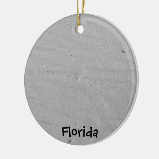 Florida-Sande Keramikornament (Links)