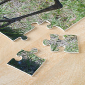 Florida Sandhill-Krane in Grünfeldfotografie Puzzle (Seite)