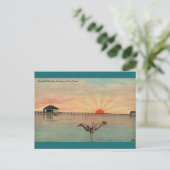 Florida Sandhill Sunrise Postkarte (Stehend Vorderseite)