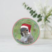 Florida Santa Squirrel™ ist die Jolly Holiday Part Einladung (Stehend Vorderseite)