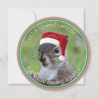 Florida Santa Squirrel™ ist die Jolly Holiday Part Einladung