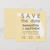Florida Save the Date Cards (Vorne/Hinten)